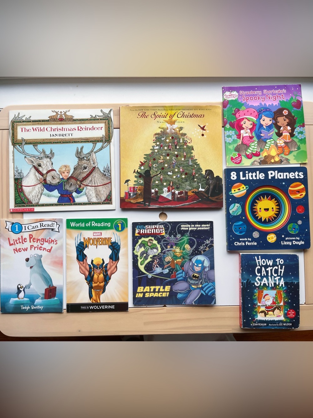 Misc. Kids Books - Christmas, Space, Superhero